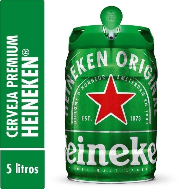 ⚠️ CERVEJA HEINEKEN BARRIL 5L