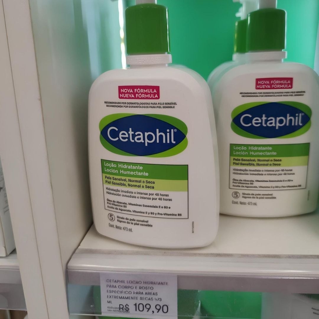 Cetaphil Loção Hidratante Galderma para Pele Normal a Seca 473ml