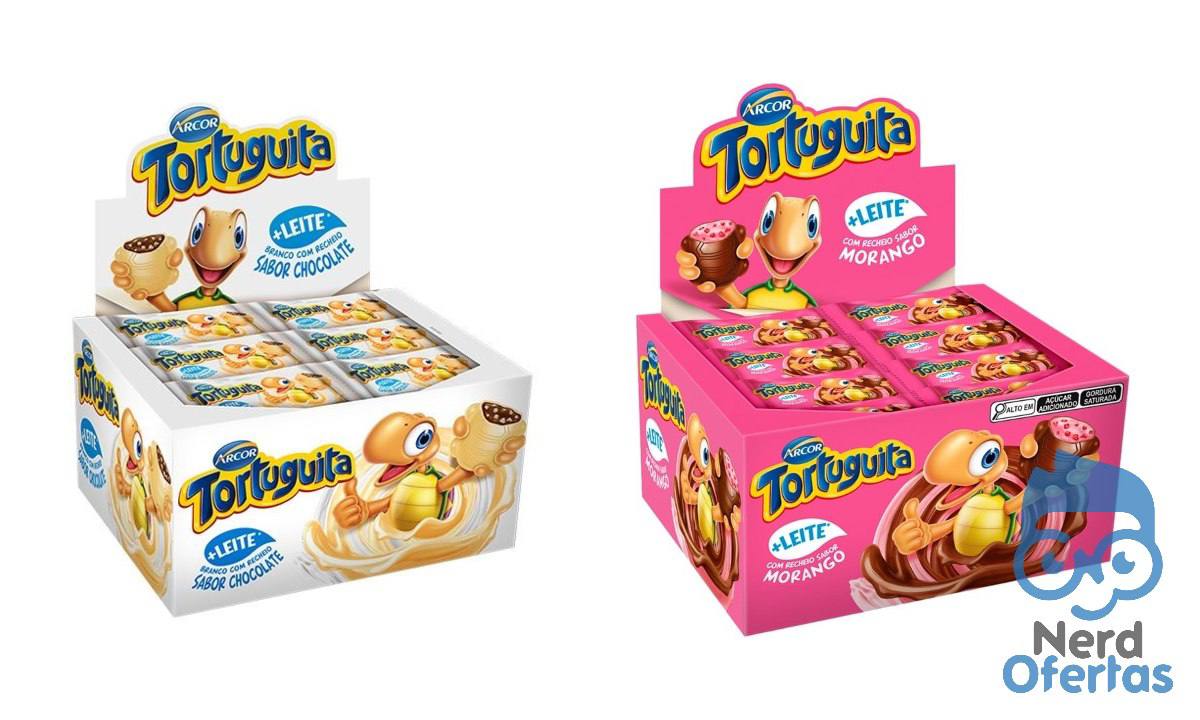 🚨 CHOCOLATE TORTUGUITA 24UN 15,5G EM OFERTA
