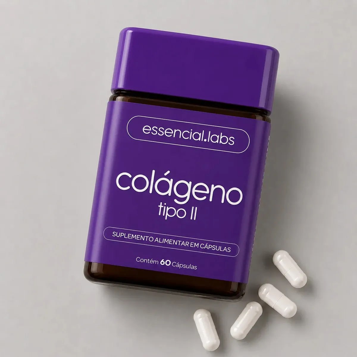 COLÁGENO TIPO 2 com 45mg - Fórmula Exclusiva com Máxima Concentração e Biodisponibilidade -...