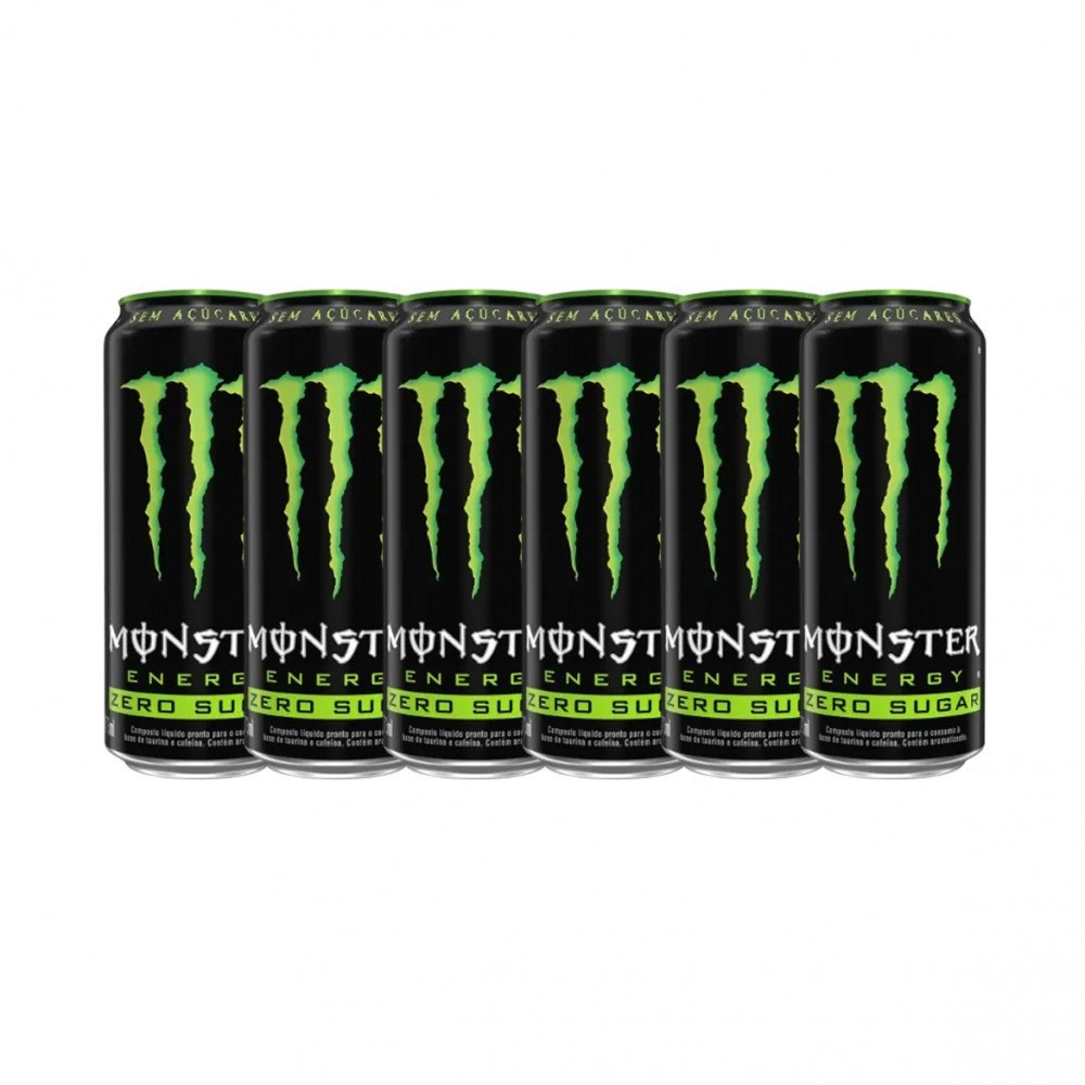 *🆘COM 6 UNIDADESSSS 😯😯KIT COM 6 ENERGÉTICO ZERO AÇÚCAR MONSTER 473ML*