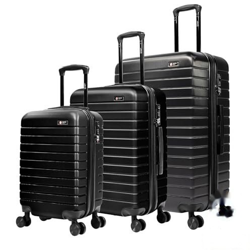 ➡️ Conjunto de malas de viagem PMG Paris Swiss Move Preto