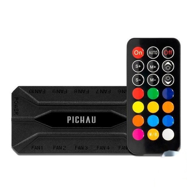 ⚠️ CONTROLADORA PICHAU FEATHER P2, PWM, 10 PORTAS, PG-FTP2-BK01