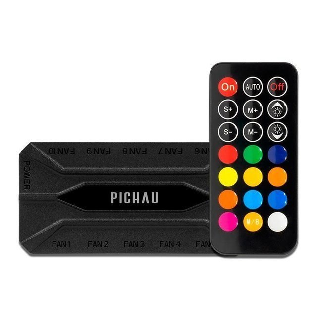 ⚠️ CONTROLADORA PICHAU FEATHER P2, PWM, 10 PORTAS, PG-FTP2-BK01