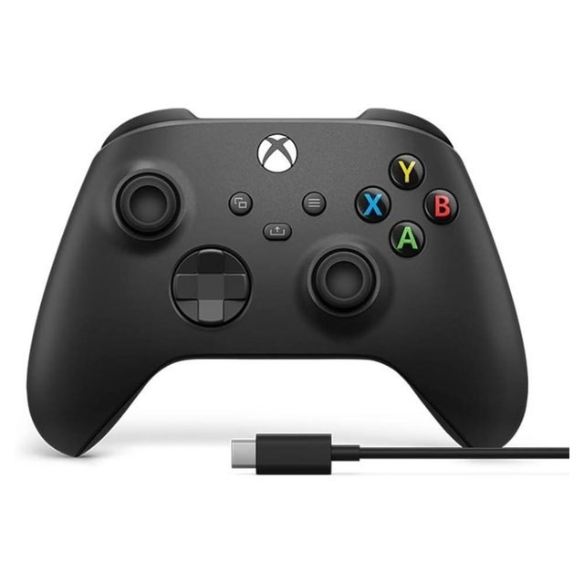 ⚠️ CONTROLE PARA XBOX SEM FIO PRETO + CABO USB-C