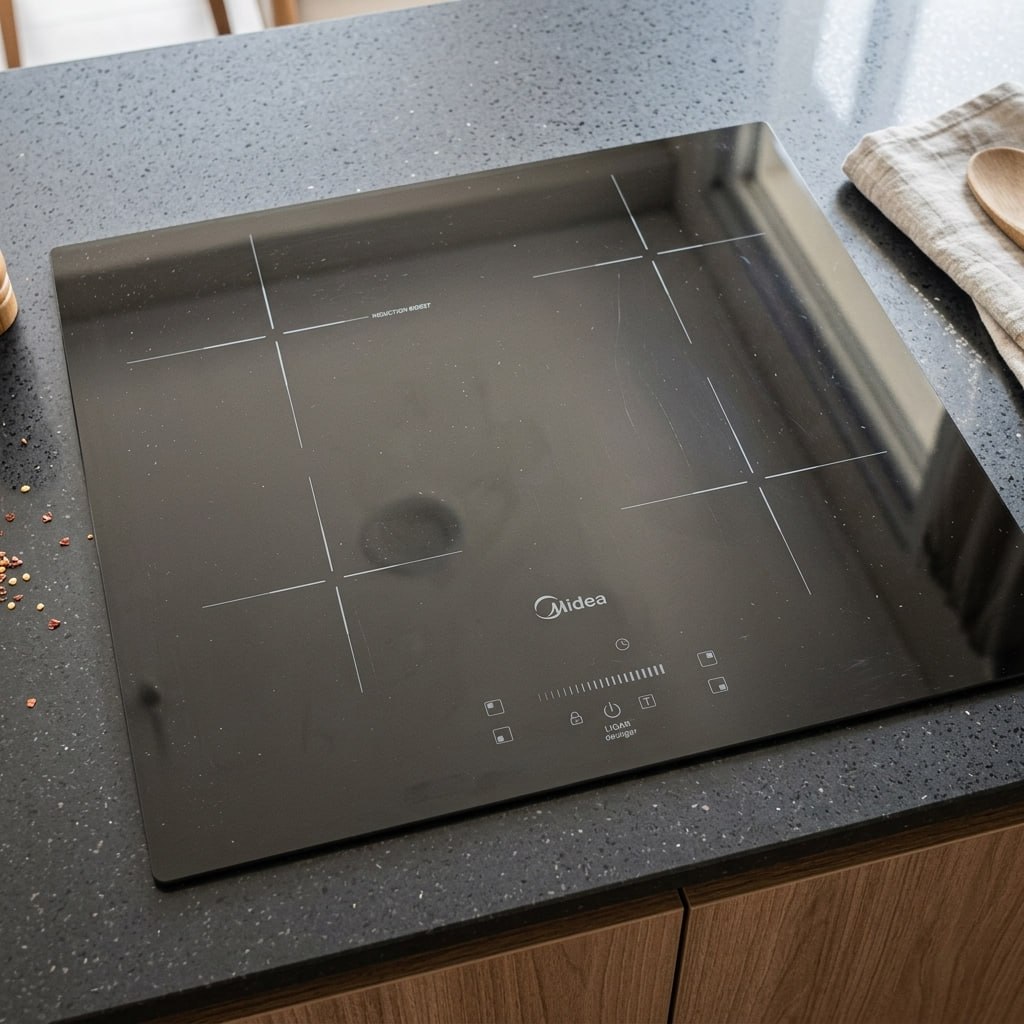 Cooktop 4 Bocas De Indução Even Pro Midea Cor Preto