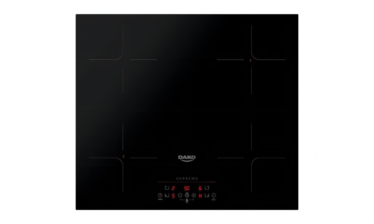 ⚠️ COOKTOP DE INDUÇÃO 4 BOCAS DAKO SUPREME PRETO 220V