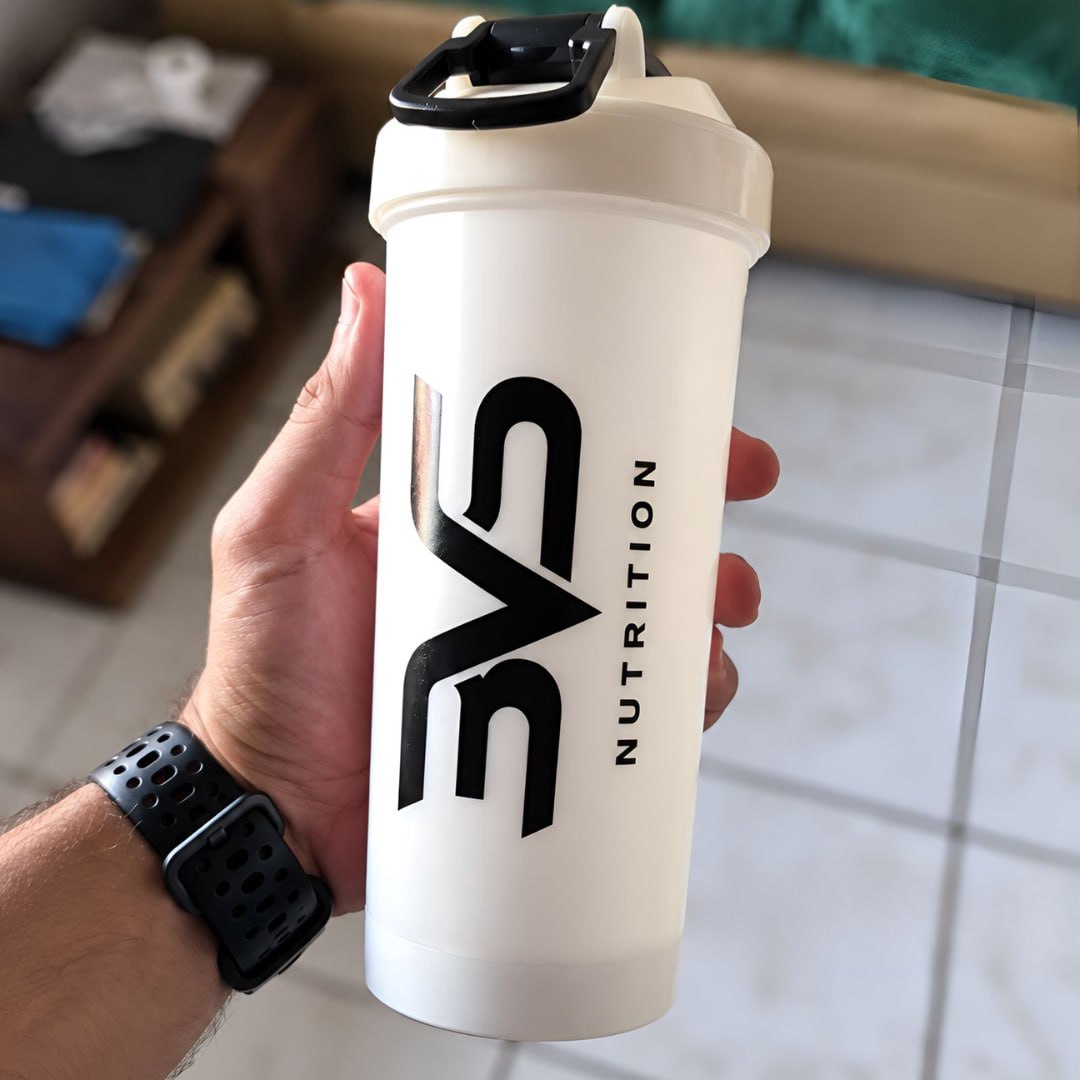 Coqueteleira / Shaker Branca - Academia 600ml - 3vs Nutrition