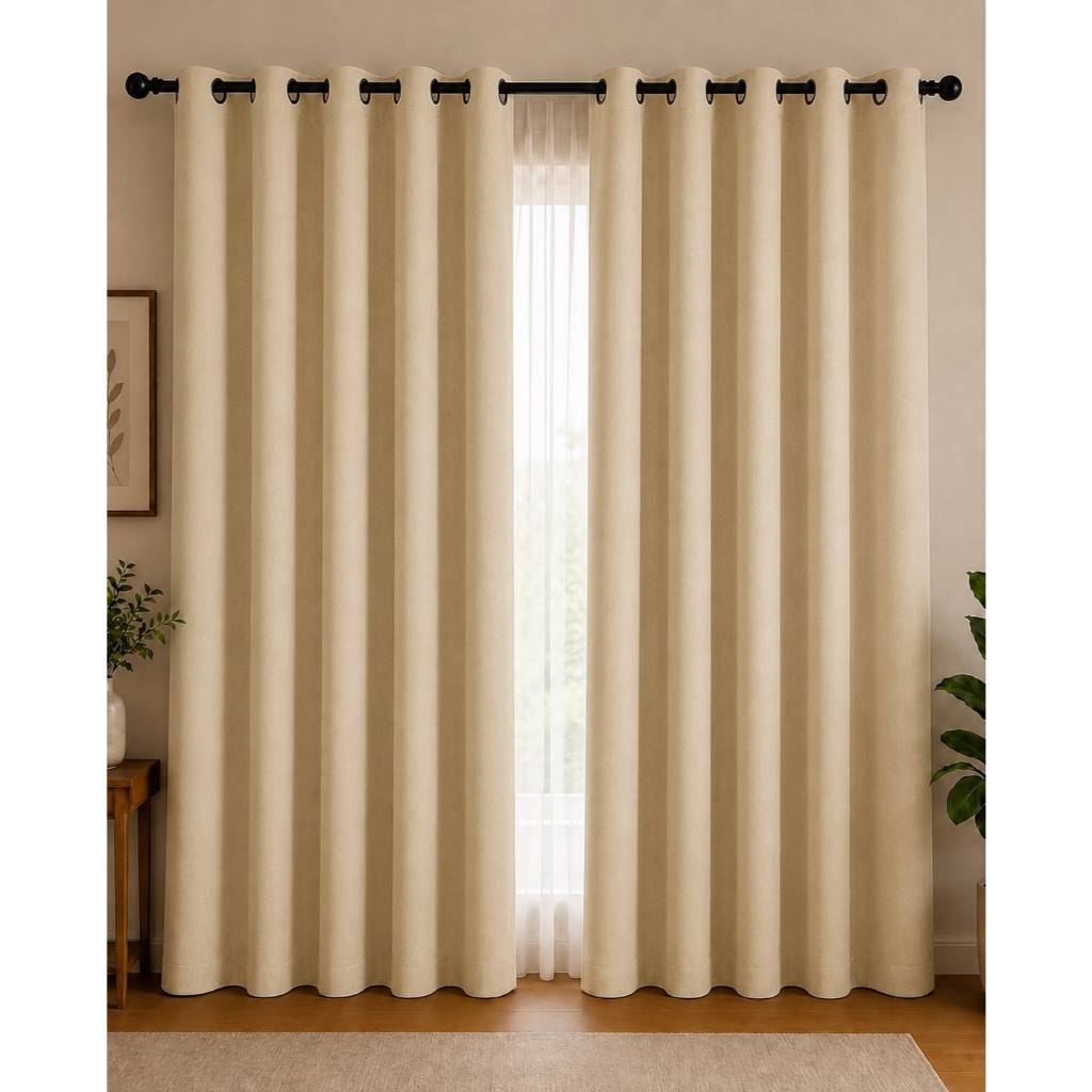 🆘CORTINA PREMIUM 3,00X2,50 - DECORAÇÃO PARA QUARTO, SALA &AMP; ESCRITÓRIO JANELA INTEIRA ÓTI...