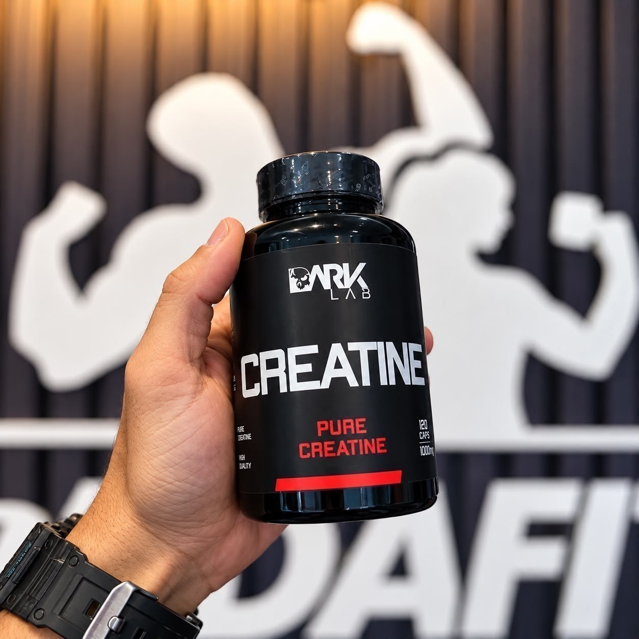 Creatina Monohidratada Pura 120 cápsulas Dark Lab