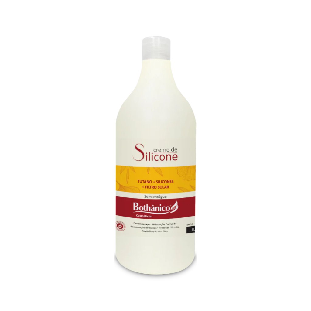 Creme de Silicone Sem Enxague Filtro Solar Umectação Proteção Térmica Bothânico Hair Cosméti...