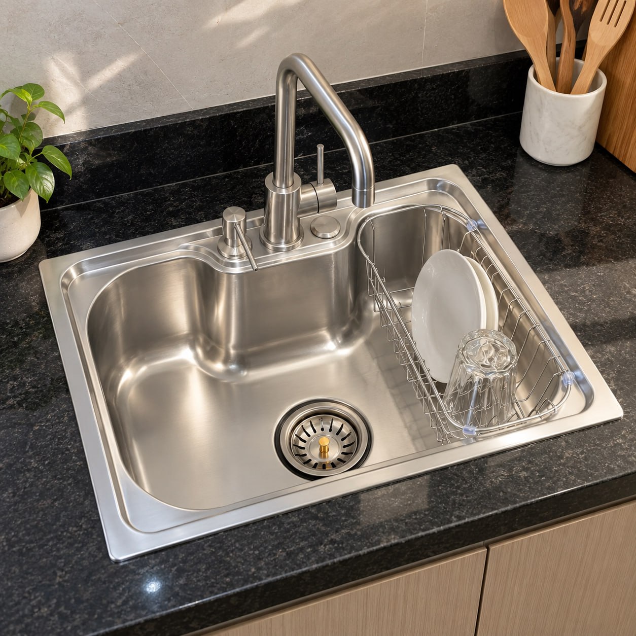 Cuba Gourmet para Cozinha Aço Inox 201 50x40cm Nawa Prata - Pingoo casa
