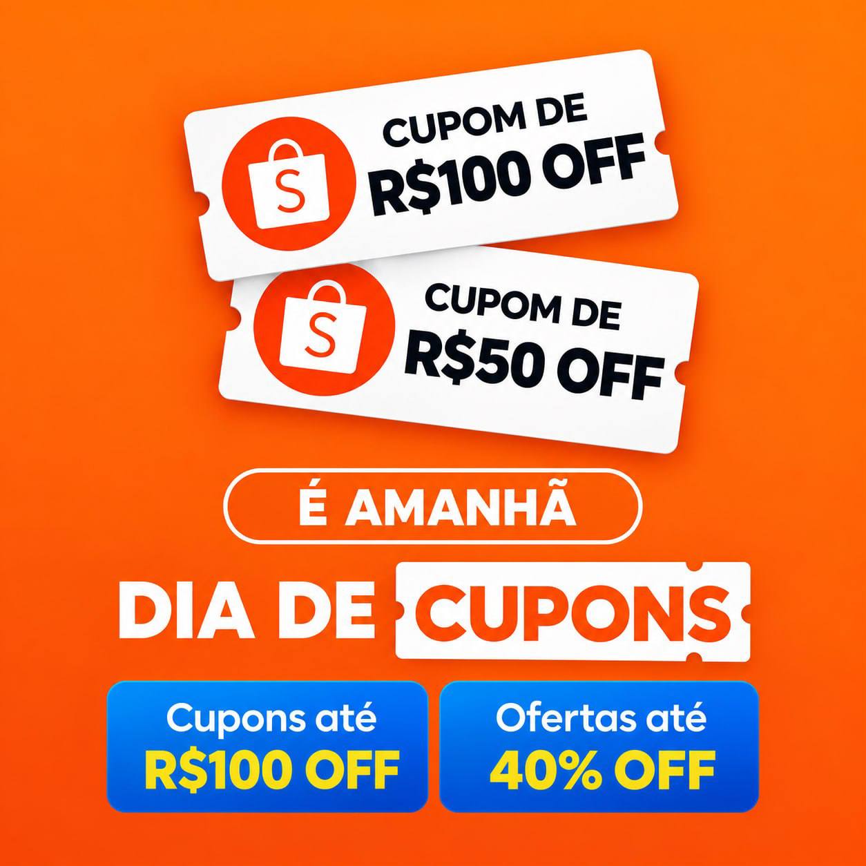 🏷️ Cupons de até R$ 100 OFF