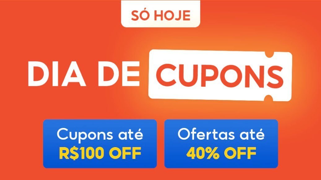 🏷️ Cupons de até R$ 100 OFF