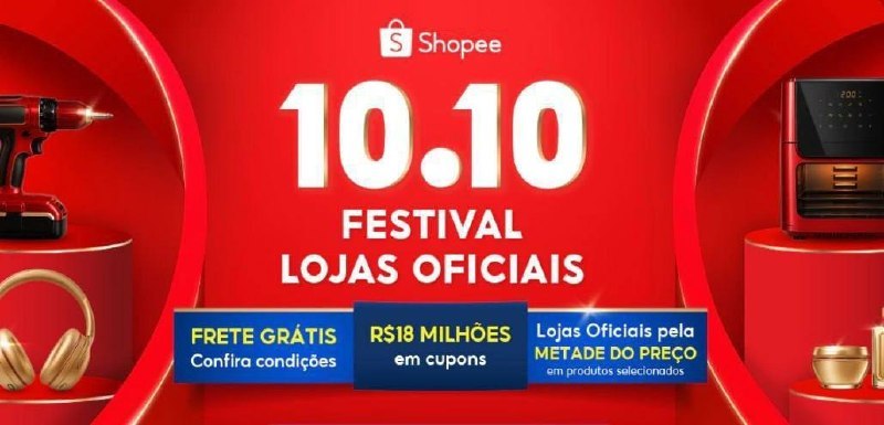 CUPONS ESQUENTA 10.10 SHOPEE RENOVADOS