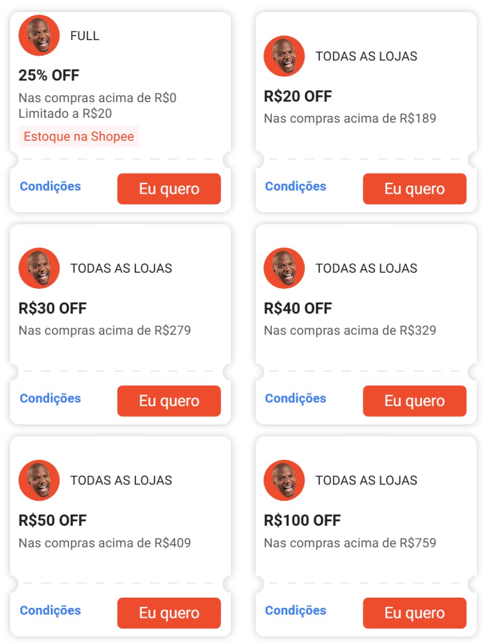 🆘 CUPONS SHOPEE RENOVADOS