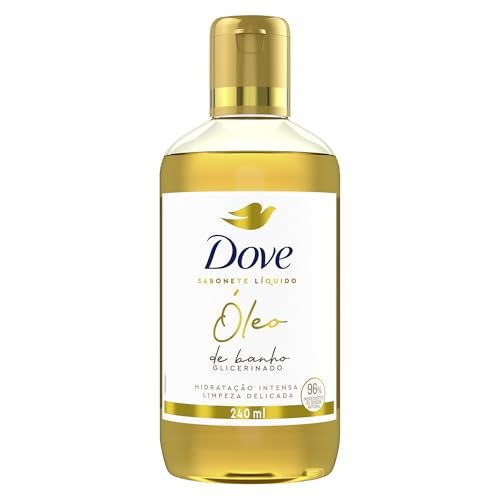 Dove Óleo de Banho Hidratação Intensa e Limpeza Delicada, Glicerinado com 96% Ingredientes d...