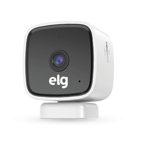 ➡️ ELG, SHCI603, Câmera interna 1080P Full HD Inteligente Wi-Fi com Botão SOS, Áudio Bidirec...