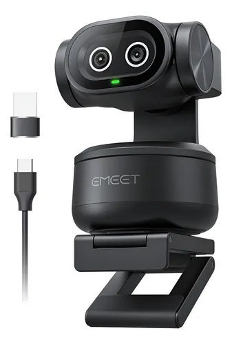 ⚠️ Emeet Pixy 4k Ai Tracking Autofoco Dual Webcam 300° Ptz Camera Para Pc Ferroso