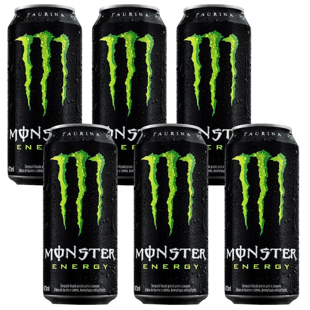 ENERGÉTICO MONSTER ENERGY ORIGINAL 473ML - 6 UNIDADES
