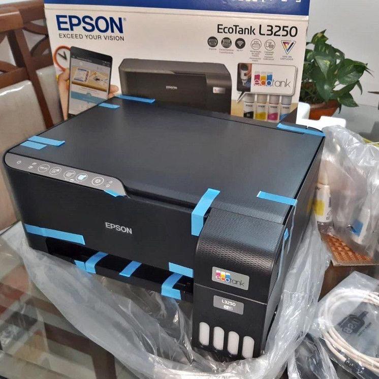 Epson EcoTank Multifuncional Impressora Colorida Copiadora Scanner Wi-Fi Bivolt (L3250)