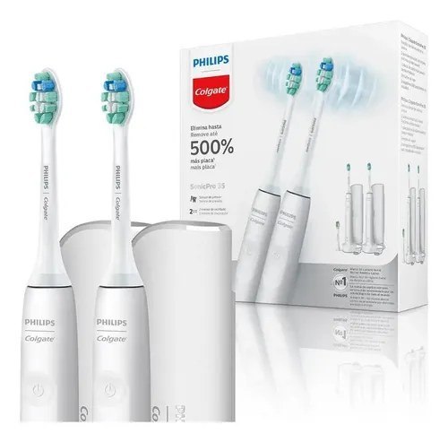 ⚠️ Escova Eletrica Philips Colgate Sonicpro 35 2 Unidades
