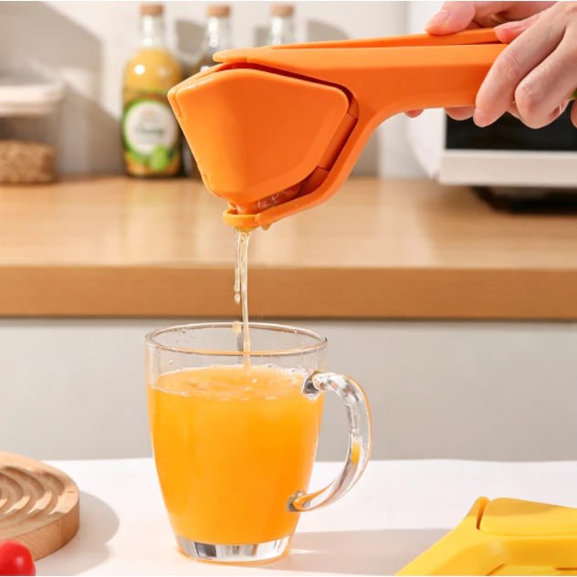 Espremedor Manual de Frutas Plástico Espremedor de Laranja Limão Suco Natural Utensílio Prát...