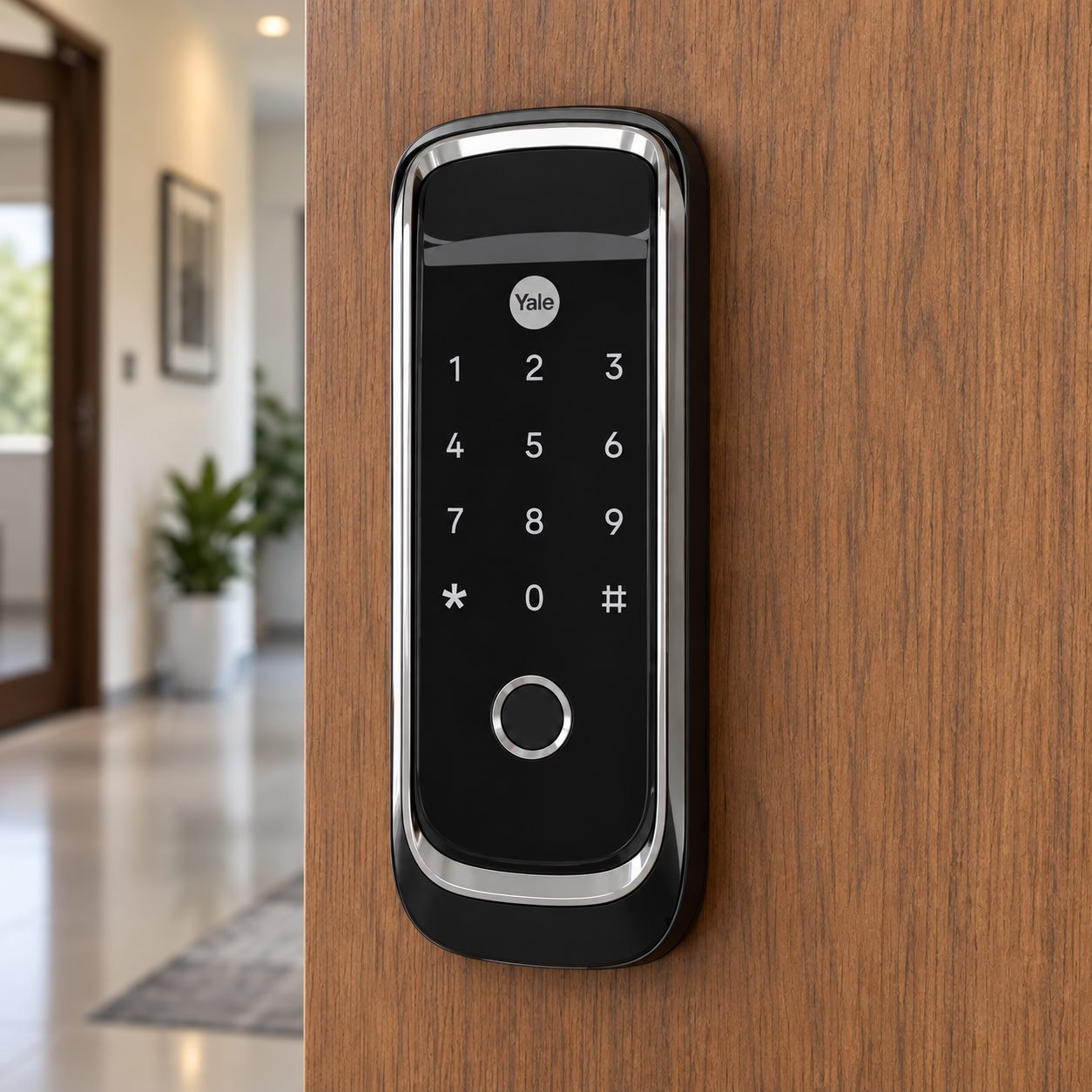 Fechadura Digital Yale Ybl 410b Sobrepor Biometria Aplicativo Bluetooth