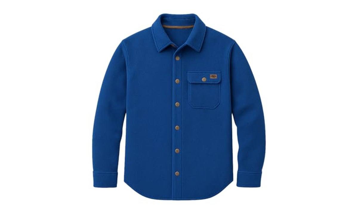 ➡️ Field & Stream Jaqueta masculina de lã padrão Hail Call azul royal, GG