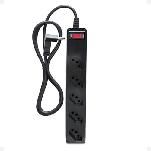 Filtro de linha com protetor contra surtos (DPS) - 127/220 volts - 10 amperes - 5 tomadas -...