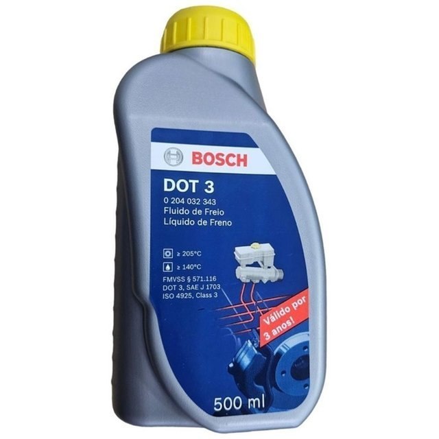 ⚠️ FLUIDO DE FREIO DOT3 500ML BOSCH