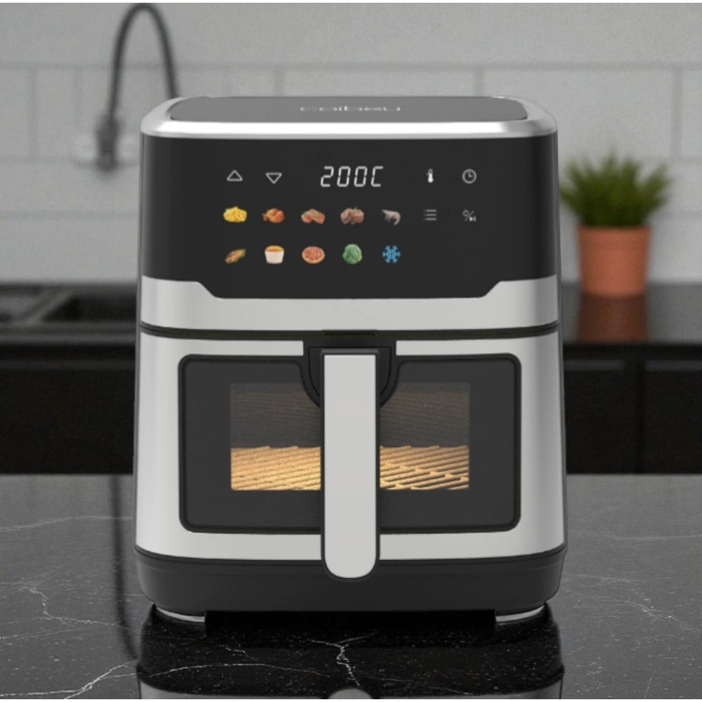 Forno Elétrico Multifuncional 110v Inox Tela Inteligente Sem Óleo Multifuncional Cozinha