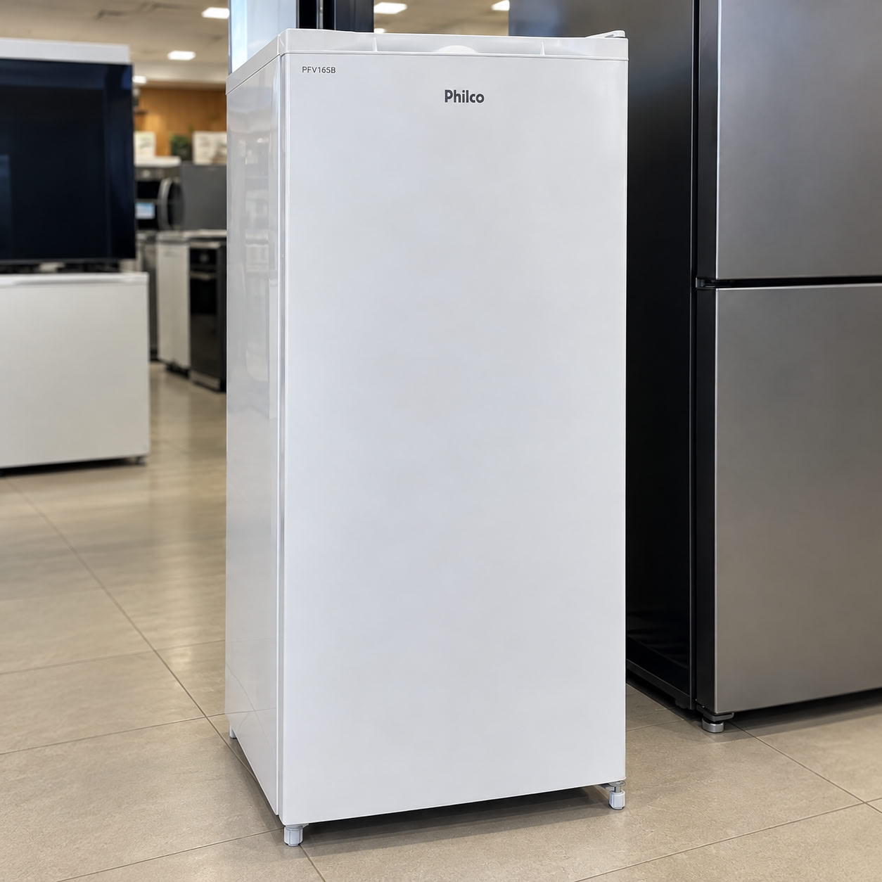 Freezer Vertical Pfv165b 4 Gavetas 140 L Branco Philco 127 V Branco