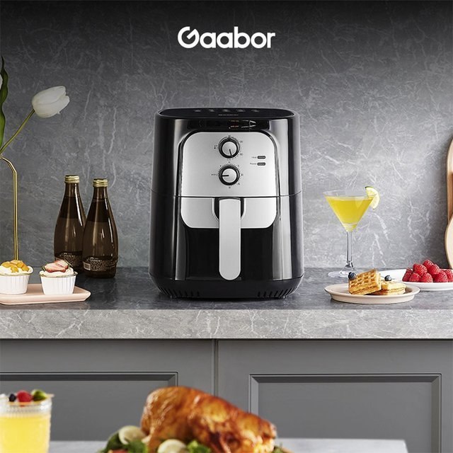 ⚠️ FRITADEIRA ELÉTRICA SEM ÓLEO AIR FRYER 5.5L GAABOR JUMBO FAMILY 1400W 127V OU 220V VINTAGE