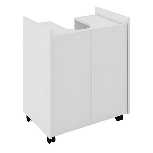 Gabinete Armario De Banheiro Para Pia de Coluna 56cm – Beleza, Organização e Funcionalidade