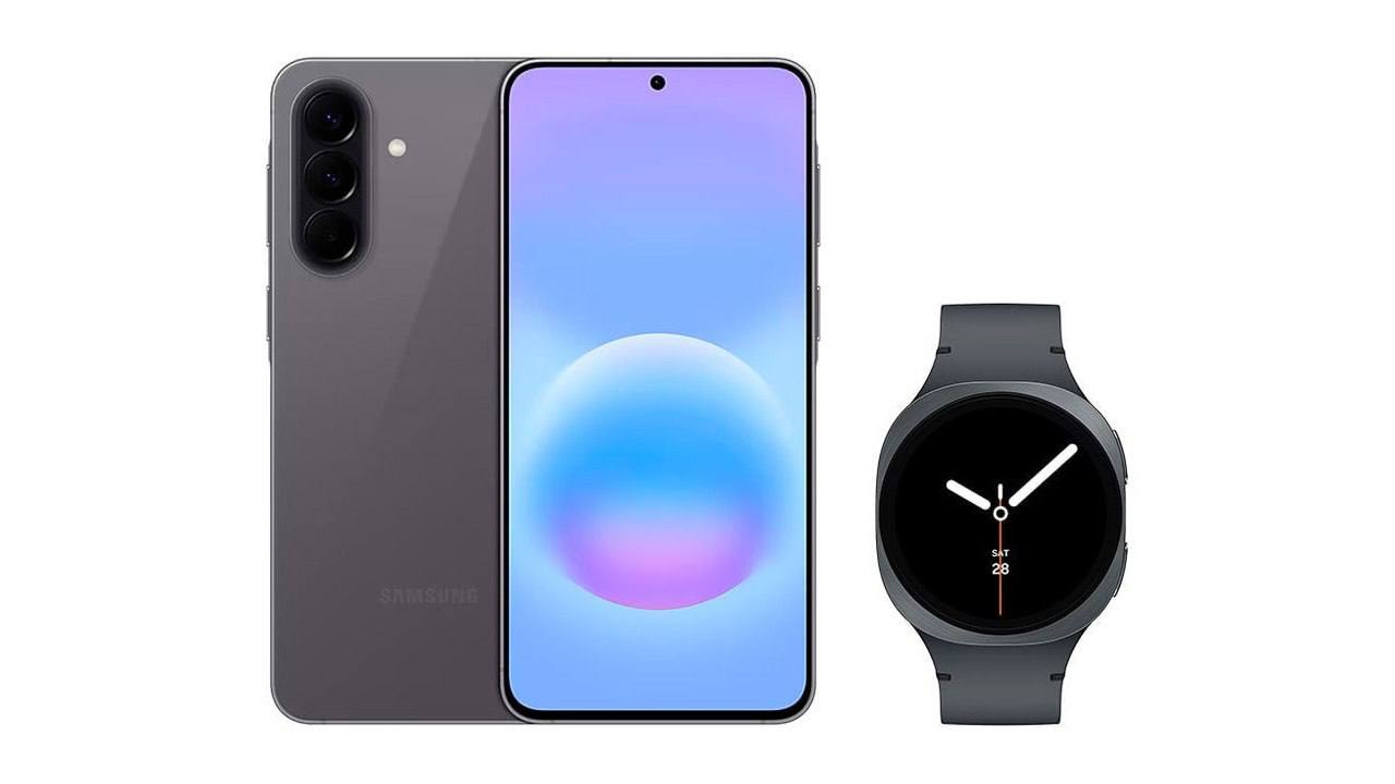 ⚠️ GALAXY A57 5G (128GB) - CINZA + GALAXY WATCH8 BT 40MM - GRAFITE