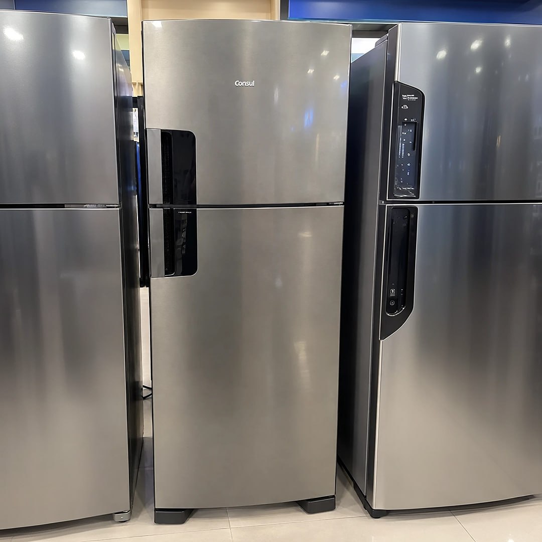 Geladeira Consul Frost Free 455 Litros Duplex Inox - CRM53MK
