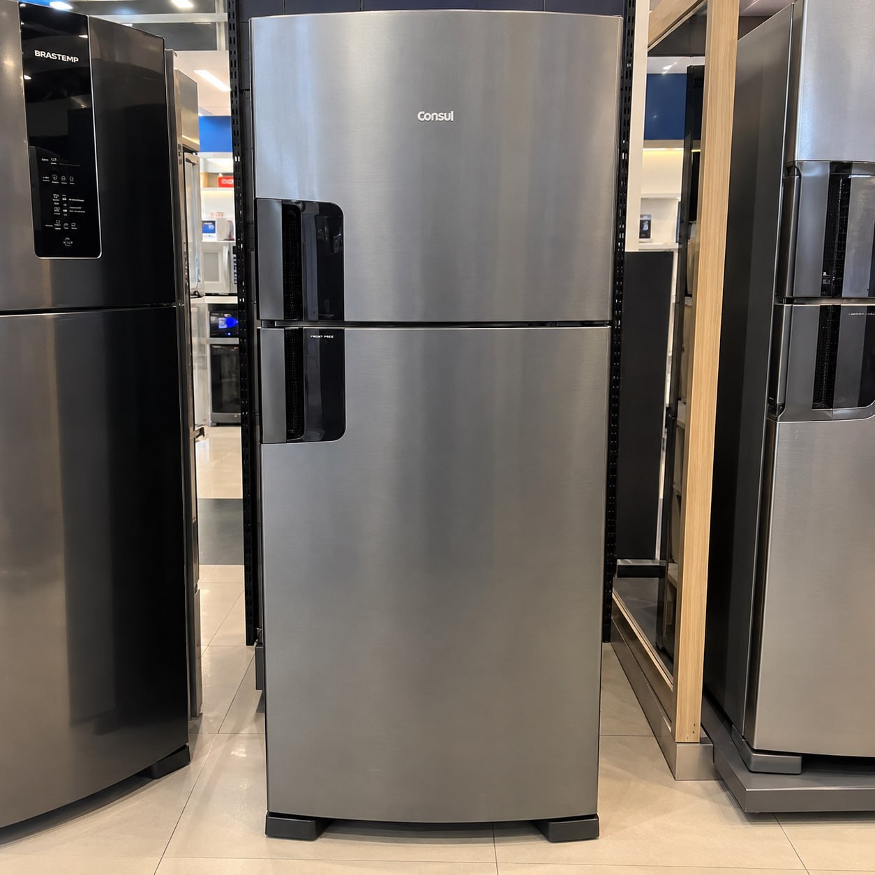 Geladeira Consul Frost Free 455 Litros Duplex Inox - CRM53MK*