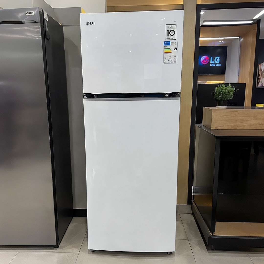 Geladeira LG Frost Free Inverter 395l Duplex Cor Branca 220v
