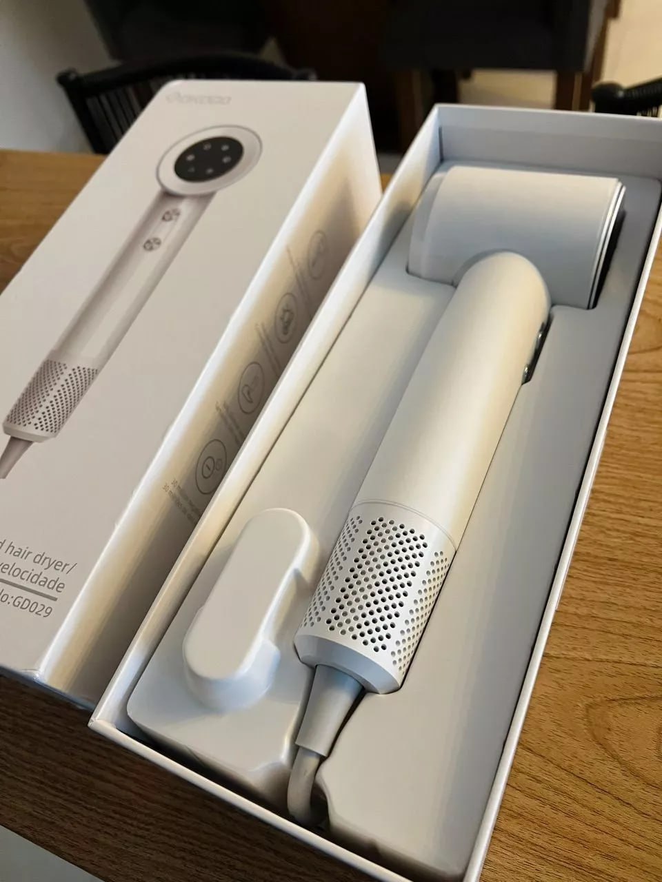 GOKOCO Secador de Cabelo de Alta Velocidade Secador de Cabelo Profissional 1500W Alta Veloci...