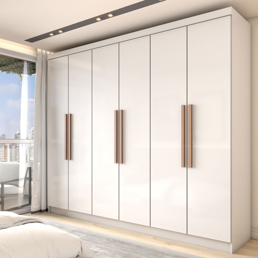 Guarda-Roupa Casal Odisseia 6 Portas 2 Gavetas