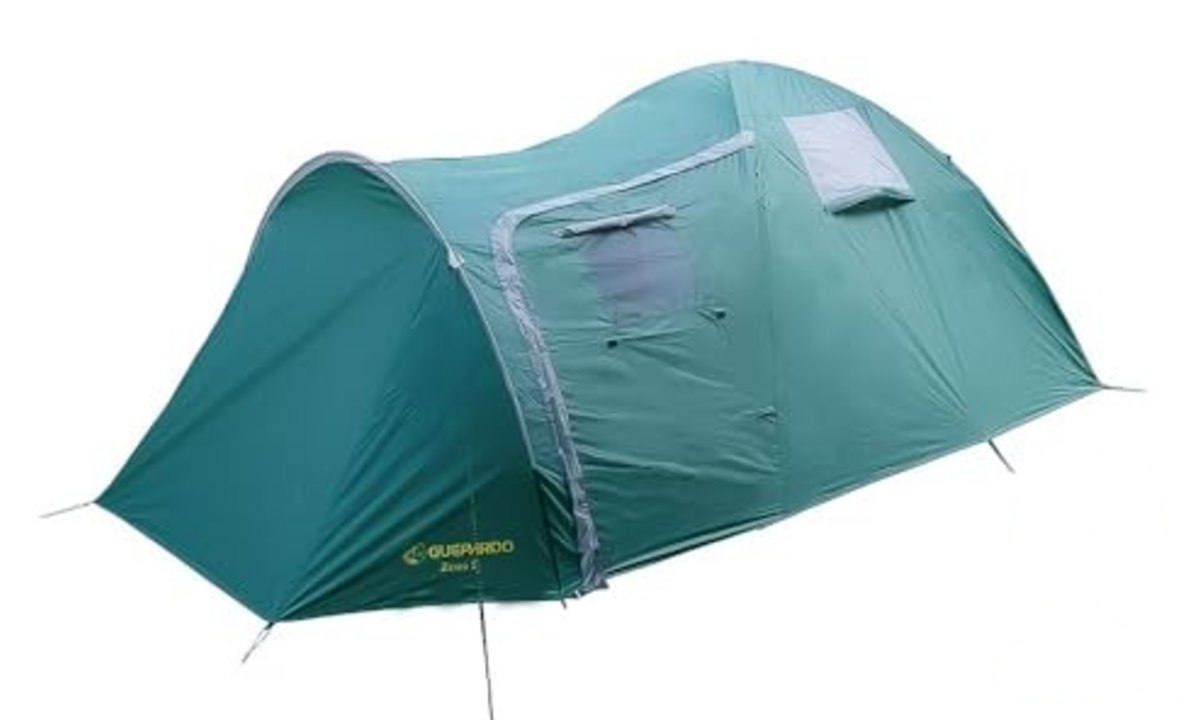 ➡️ Guepardo, Barraca de Camping Zeus para 5 Pessoas com Avancê Fechado e Coluna d'Água de 25...