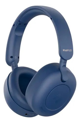 ➡️ Headphone Havit H655bt Cancelamento de Ruido Hibrido Bluetooth 5.3 Multiponto Cor Azul