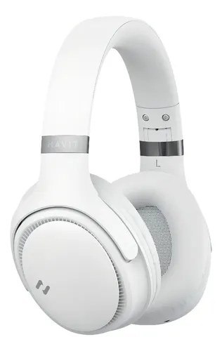 ➡️ Heaphone Havit H630bt Bluetooth 5.3 On-ear 3d 55h Cor Branco