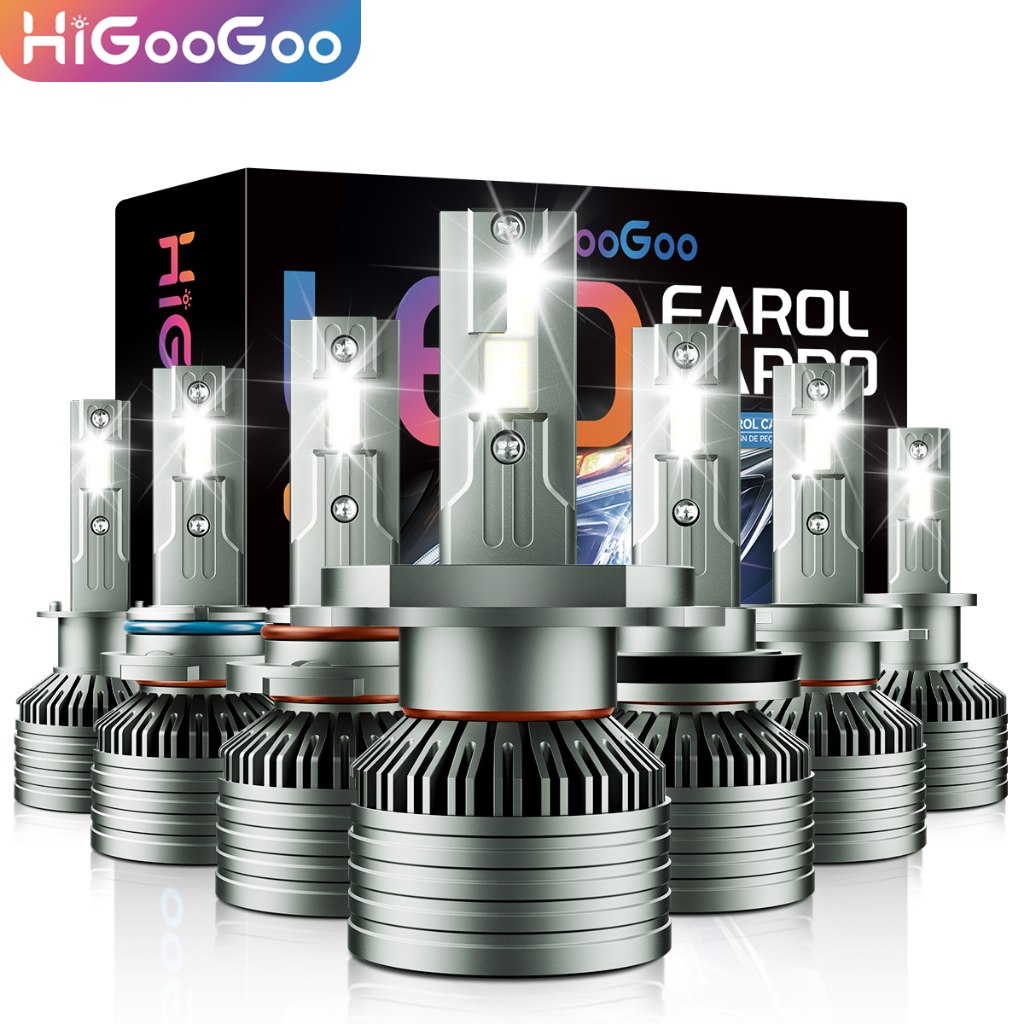 HiGooGoo Par G50 30000LM 150W Carro De Led Lâmpadas De Farol Luz H1 H3 H4 H7 H11 H27 HB3(900...
