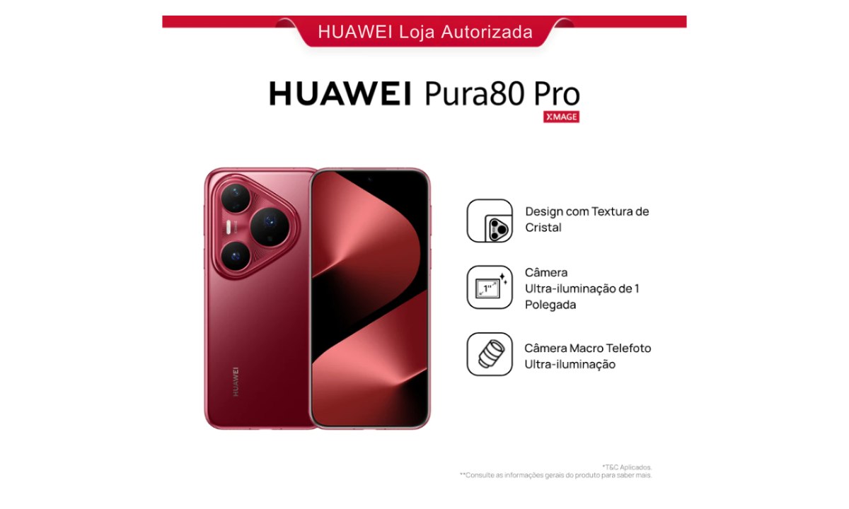 ⚠️ HUAWEI PURA 80 PRO | CELULAR | 12GB+512GB | CÂMERA ULTRA-ILUMINAÇÃO DE 1 POLEGADA | 5170 MAH