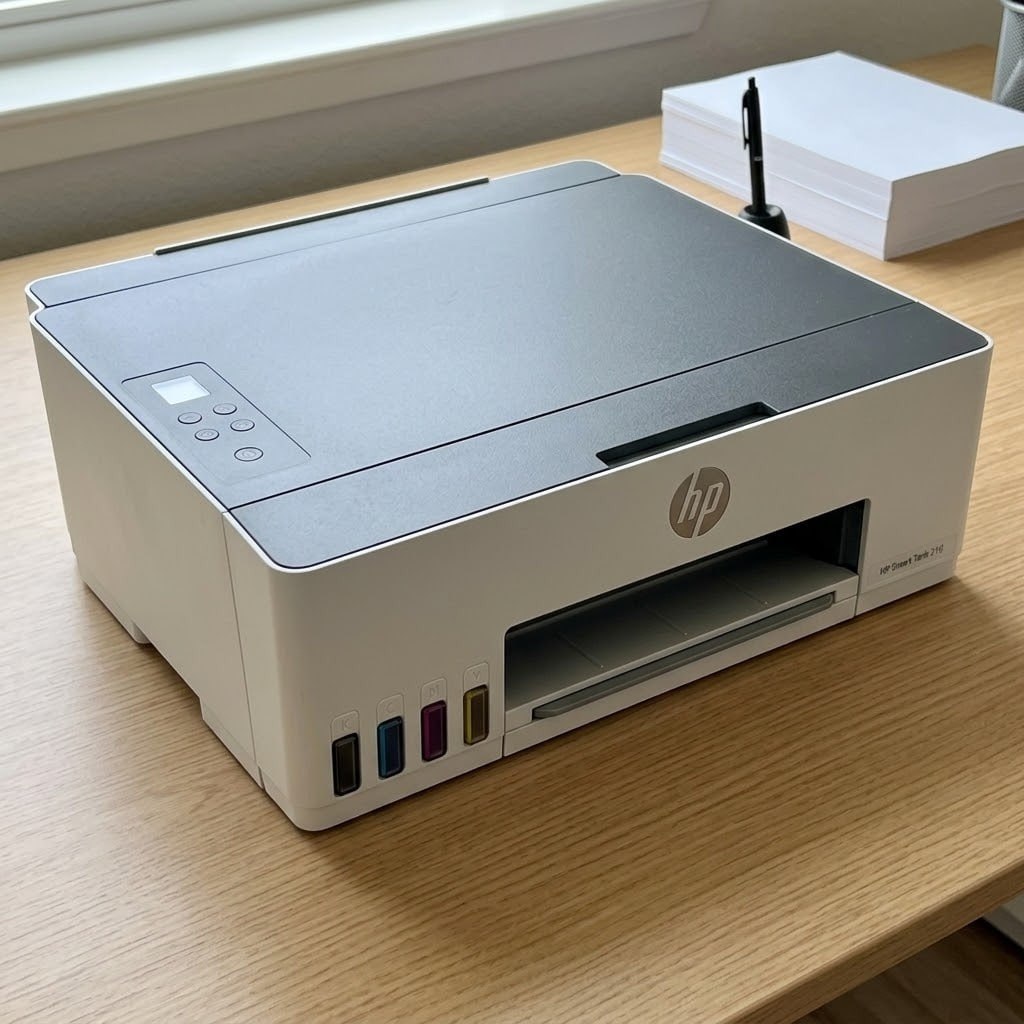 Impressora HP Smart Tank 210 com Tanque de Tinta Colorida - Com Wi-Fi