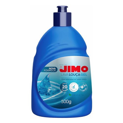 JIMO Lava Louca Gel Detergente Concentrado Desengordurante Super Brilho Limpeza Biodegradave...