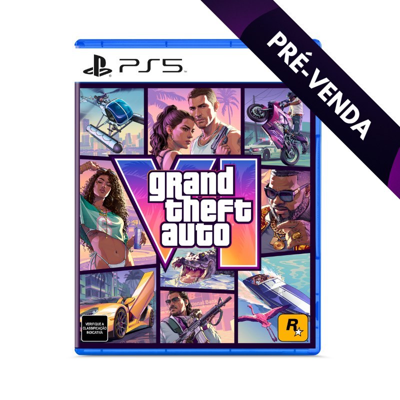 ⚠️ JOGO GRAND THEFT AUTO VI EDIÇÃO STANDARD PLAYSTATION 5