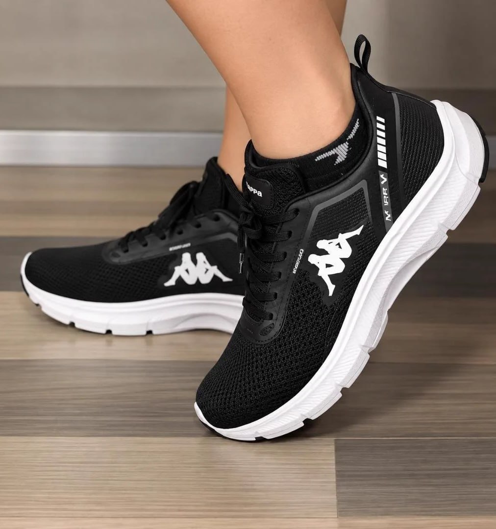 Kappa Run 200 Tenis Feminino Masculino Original Confortável Corrida Caminhada Treino Academia